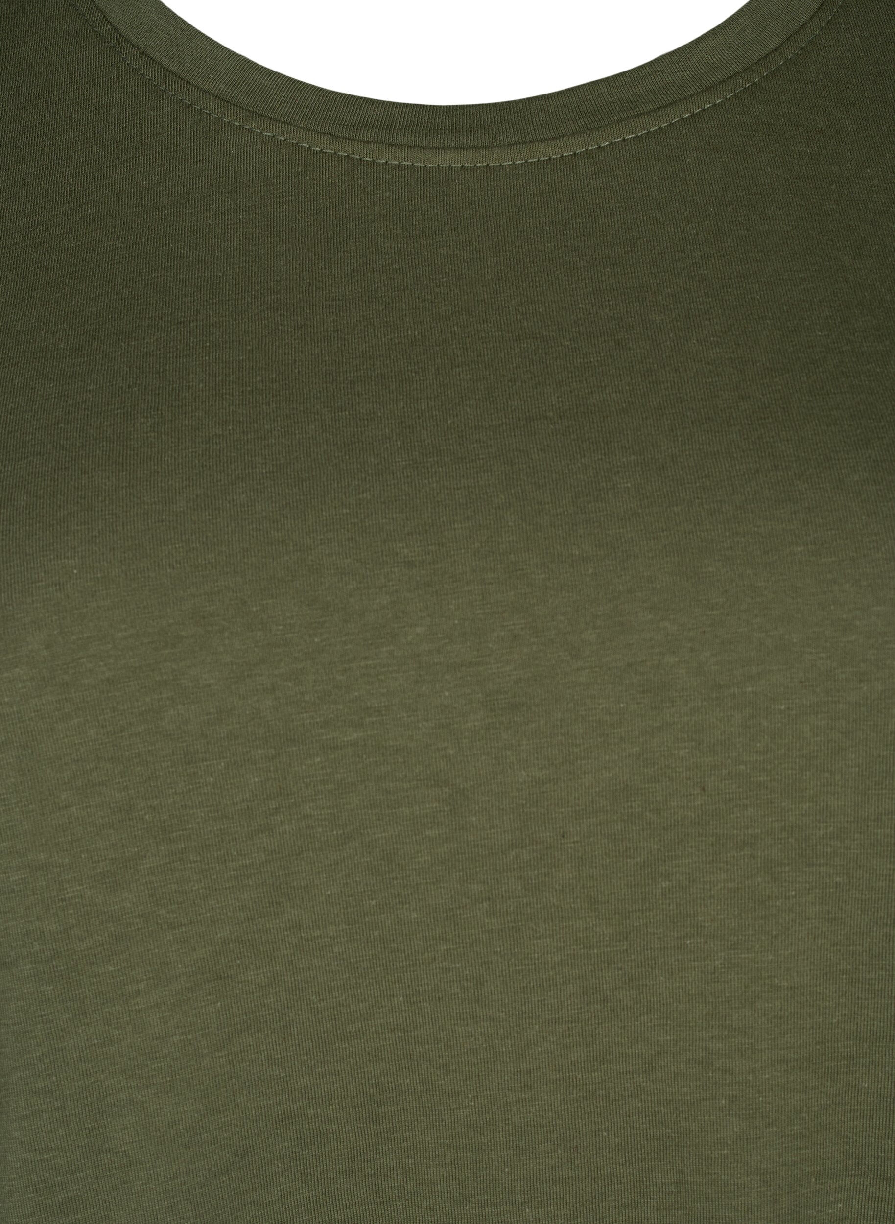 ZizziFLASH - T-Shirt mit Rundhalsausschnitt, Olivie Night, Packshot image number 2