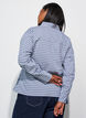 Lockeres kariertes Hemd mit Bindeg&uuml;rtel, Blau, Model image number 2