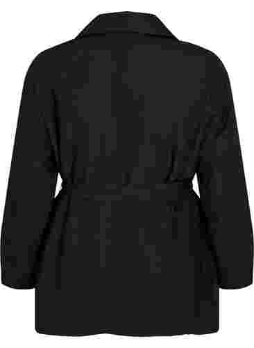 Trenchcoat mit Gürtel und Taschen, Black, Packshot image number 1