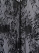 Langer Rock aus transparenter Spitze, Black, Packshot image number 2