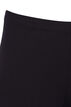 Basic 3/4-Leggings aus Viskose, Schwarz, Packshot image number 2