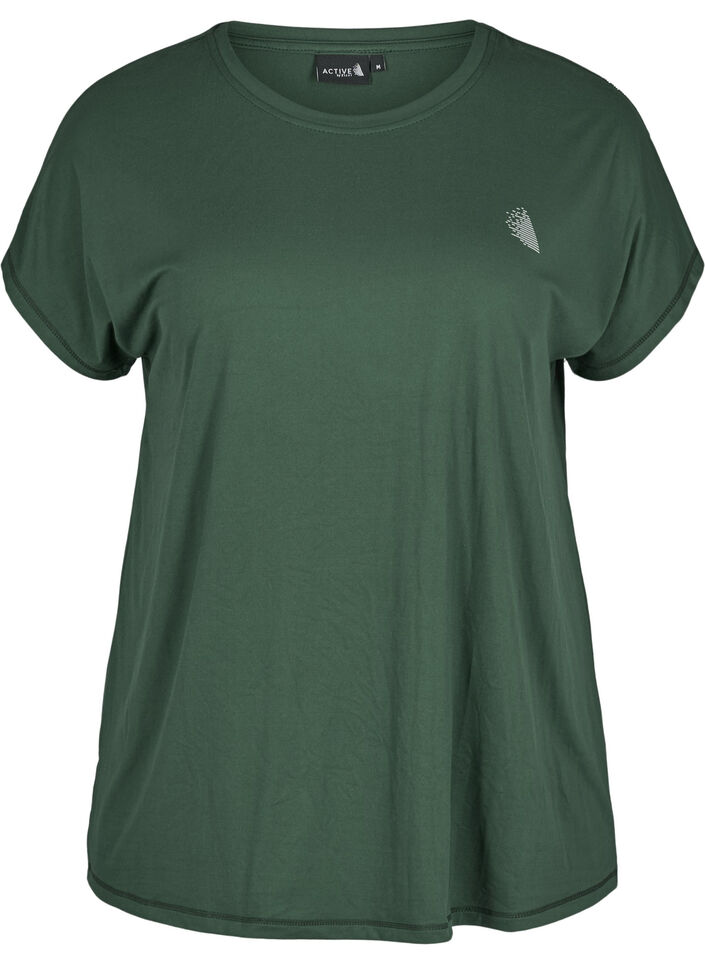 Einfarbiges Trainings-T-Shirt, Green Gables, Packshot image number 0
