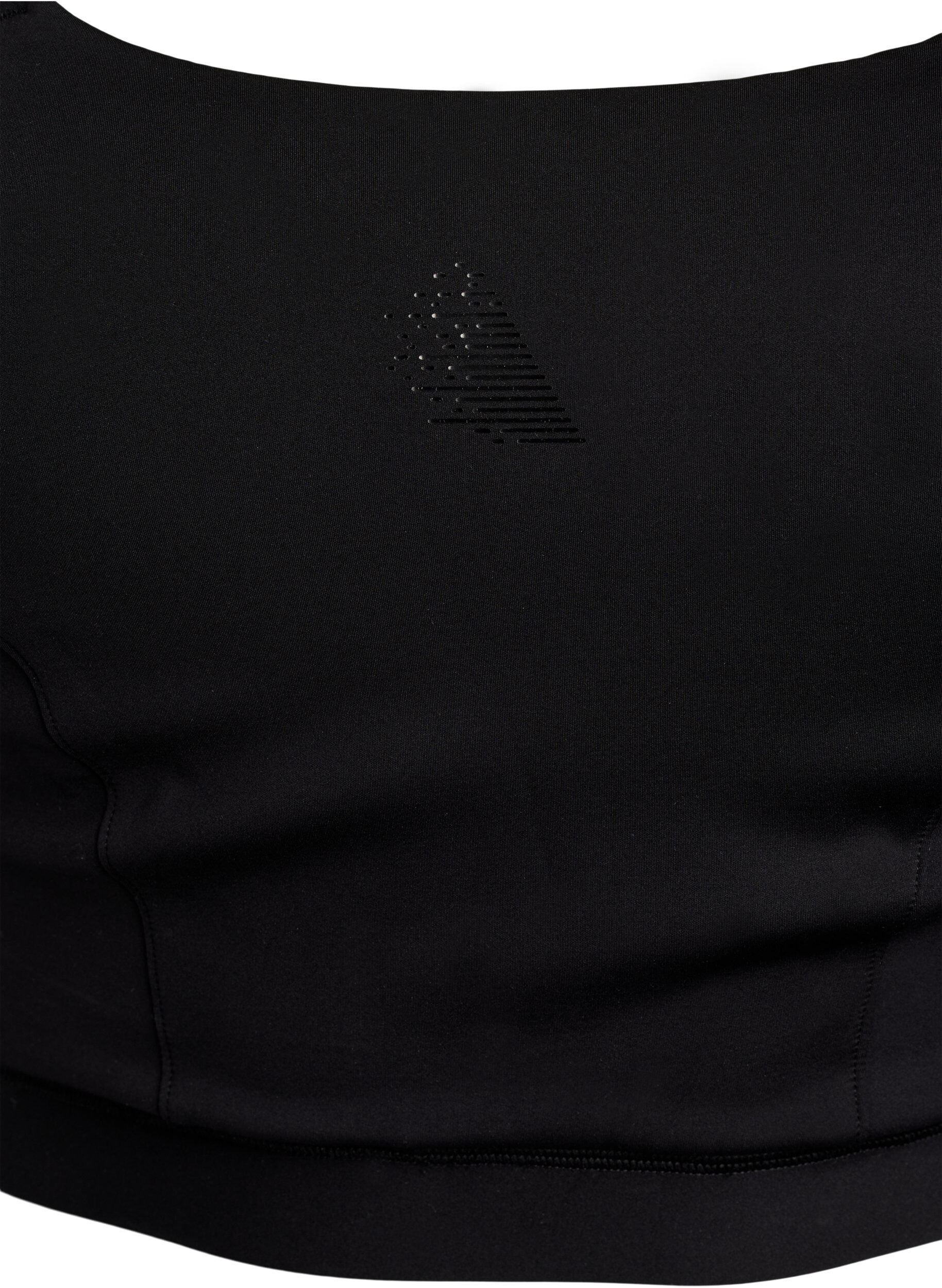 ZizziSport-BH mit &uuml;berkreuzten R&uuml;ckentr&auml;gern, Schwarz, Packshot image number 2