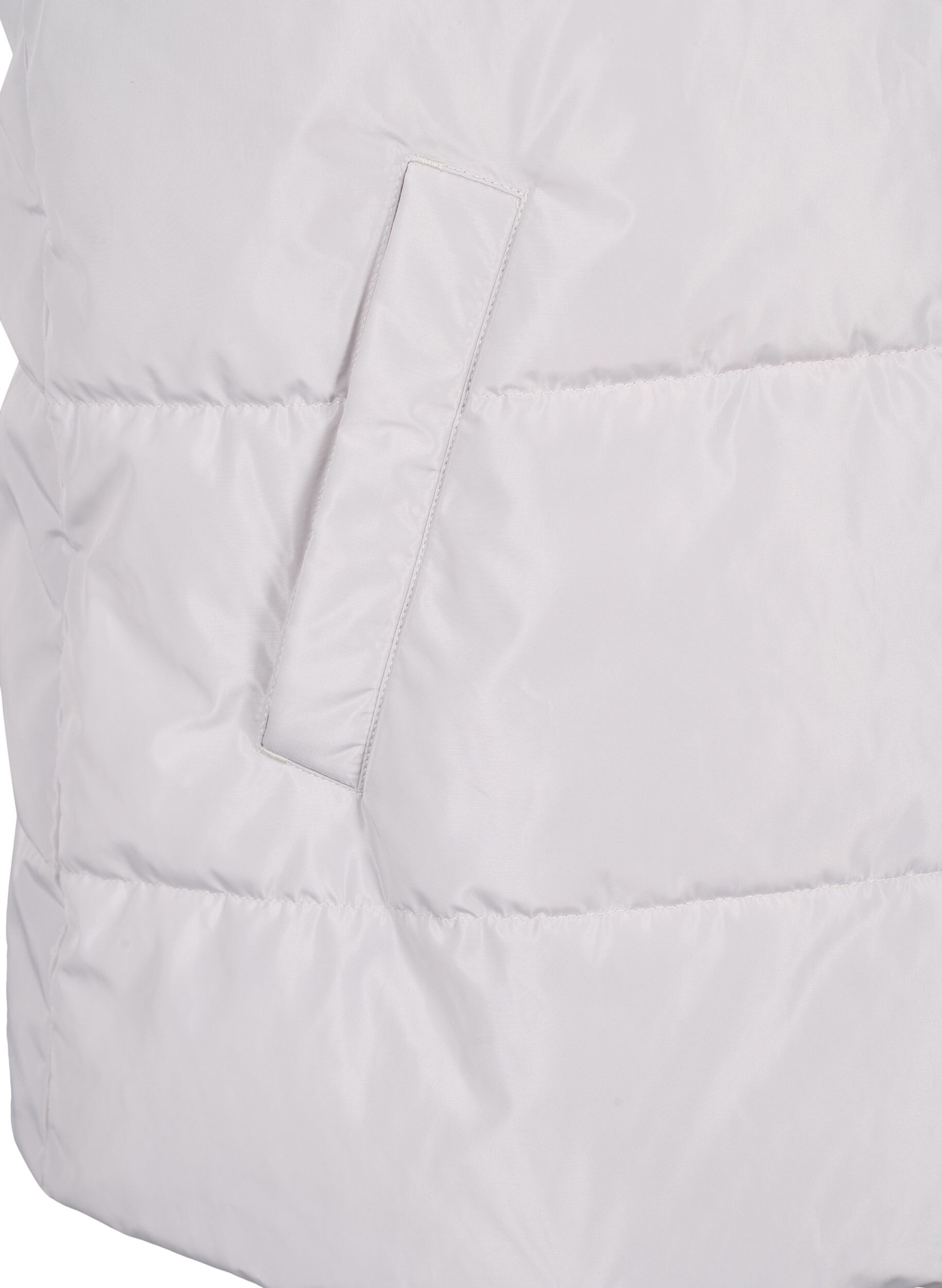 ZizziSportliche Weste mit hohem Kragen und Taschen, Pearl Blue, Packshot image number 3