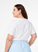 T-Shirt aus Bio-Baumwolle mit Rundhalsausschnitt, Bright White, Model image number 1