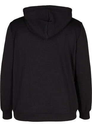 Sweatshirt mit Taschen und Kapuze, Black, Packshot image number 1
