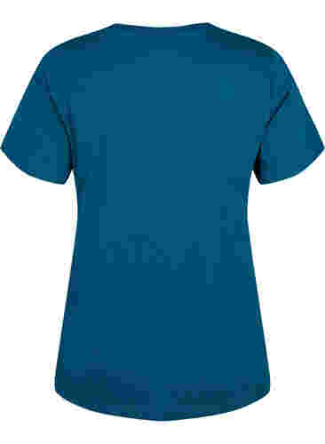 Baumwoll-T-Shirt mit Print-Detail, Blue Coral SAINT, Packshot image number 1