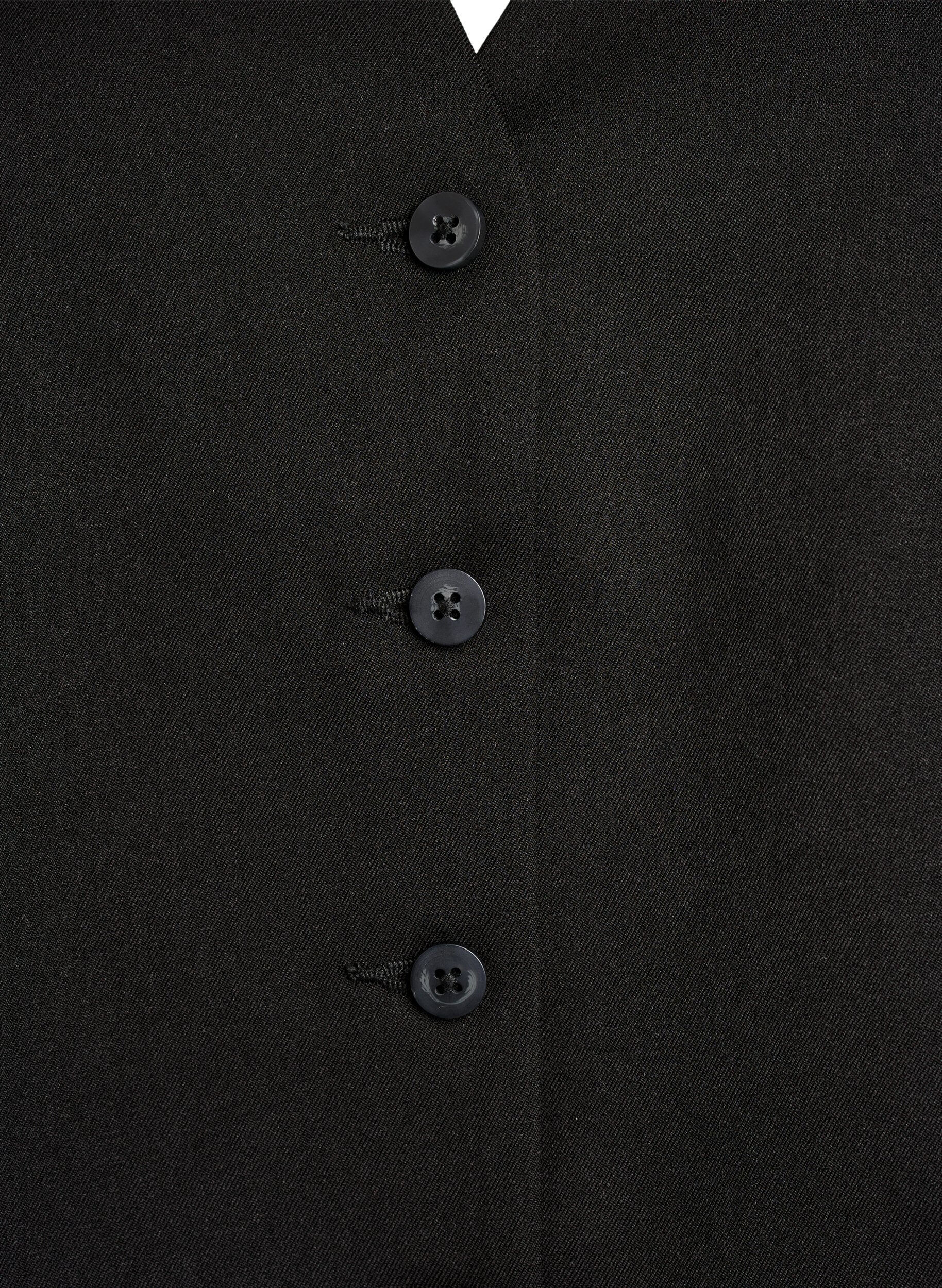 ZizziWeste mit Knopfverschluss, Schwarz, Packshot image number 2