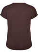 T-Shirt mit dekorativem Frontprint, Braun, Packshot image number 1