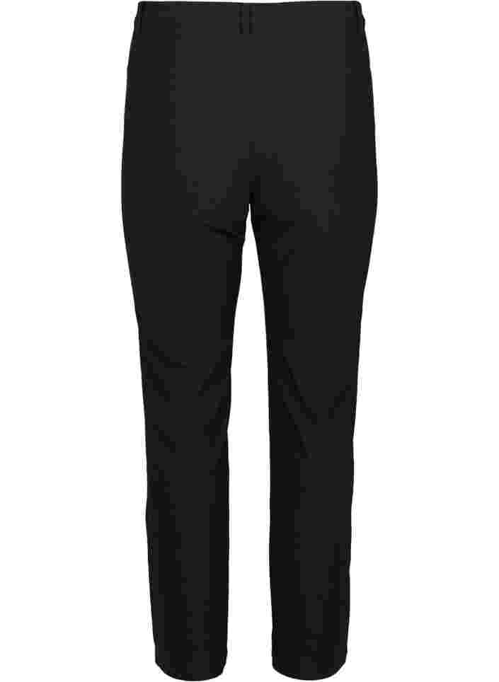 Regular Fit-Hose mit hoher Taille, Black, Packshot image number 1