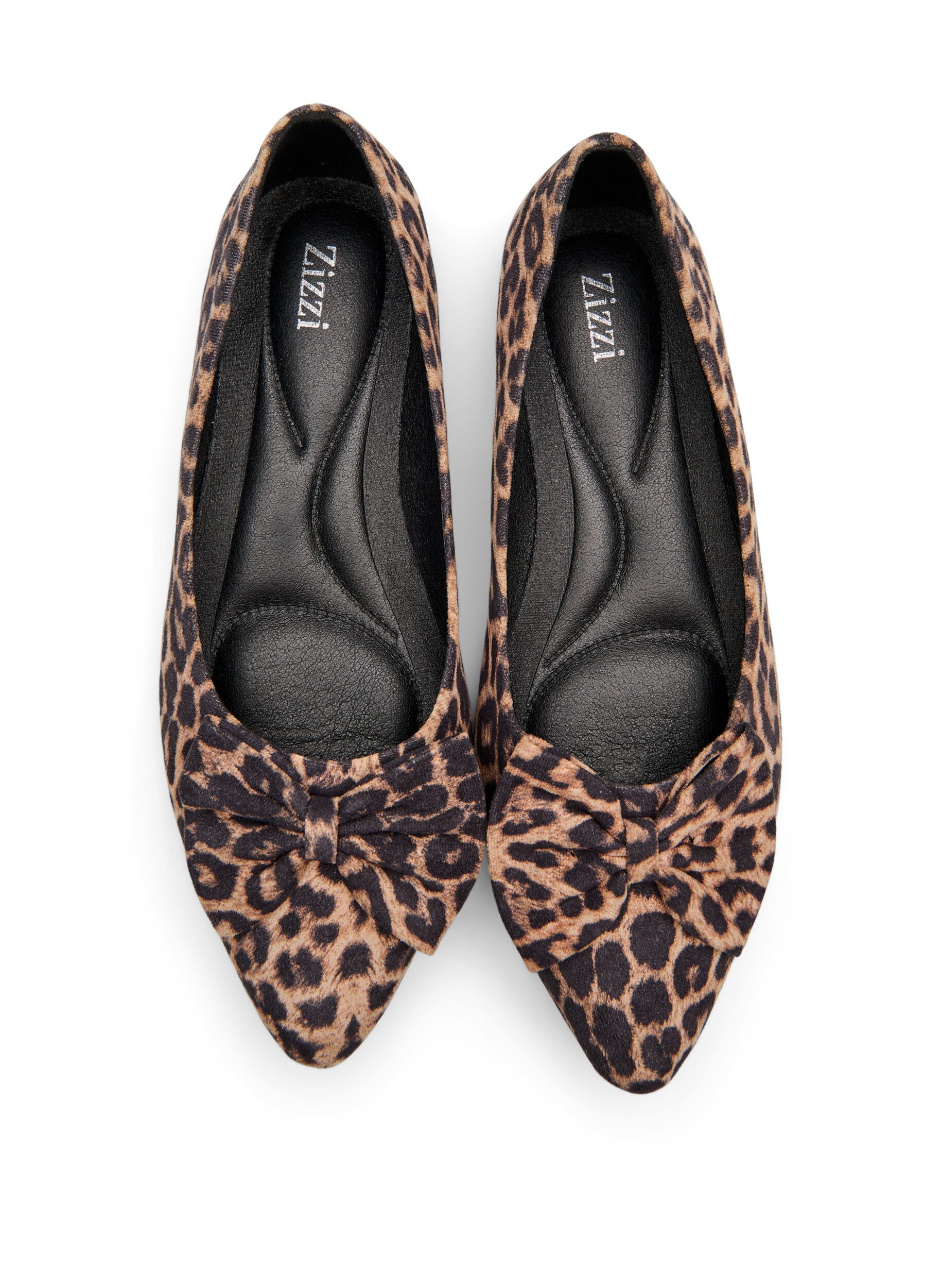 ZizziBallerina aus Kunstleder mit Schleife, Braun, Packshot image number 2