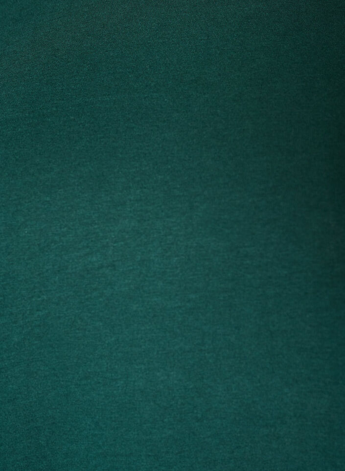 T-Shirt mit asymmetrischem Spitzensaum, Gr&uuml;n, Packshot image number 2