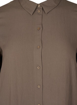 Langes Hemdkleid aus Viskose, Falcon, Packshot image number 2