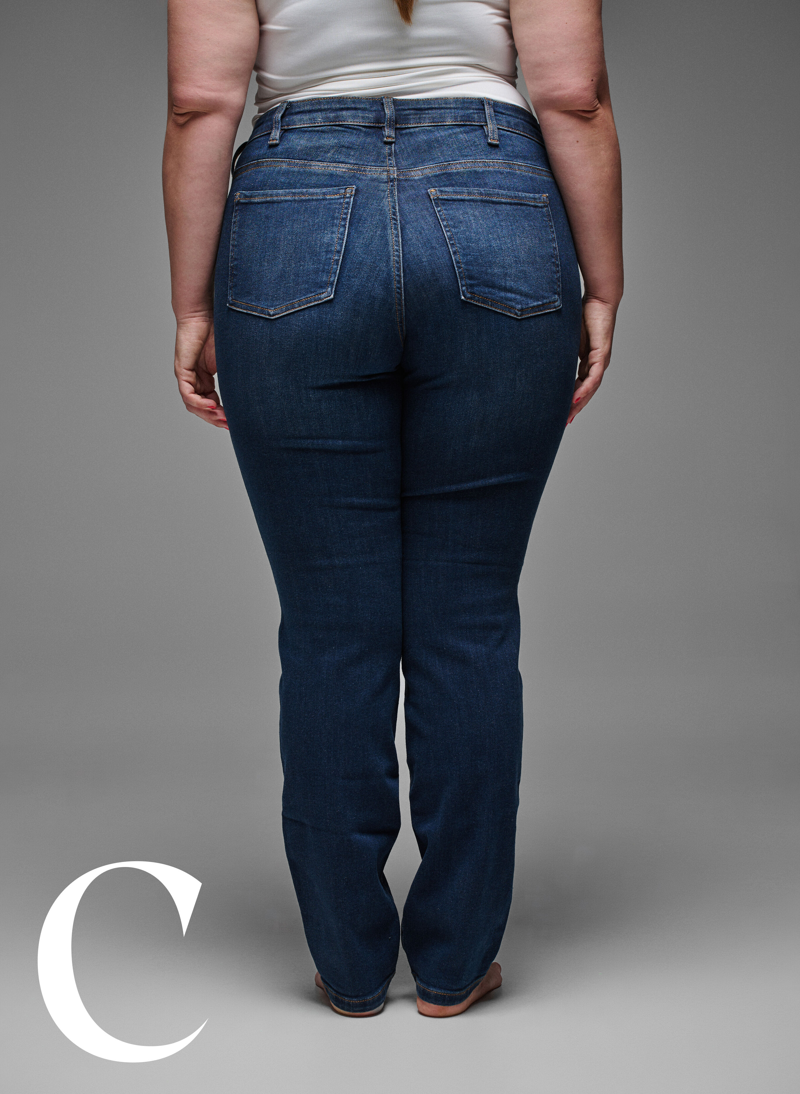 ZizziSlim fit Jeans mit normaler Taille, Dark Blue, Model image number 7
