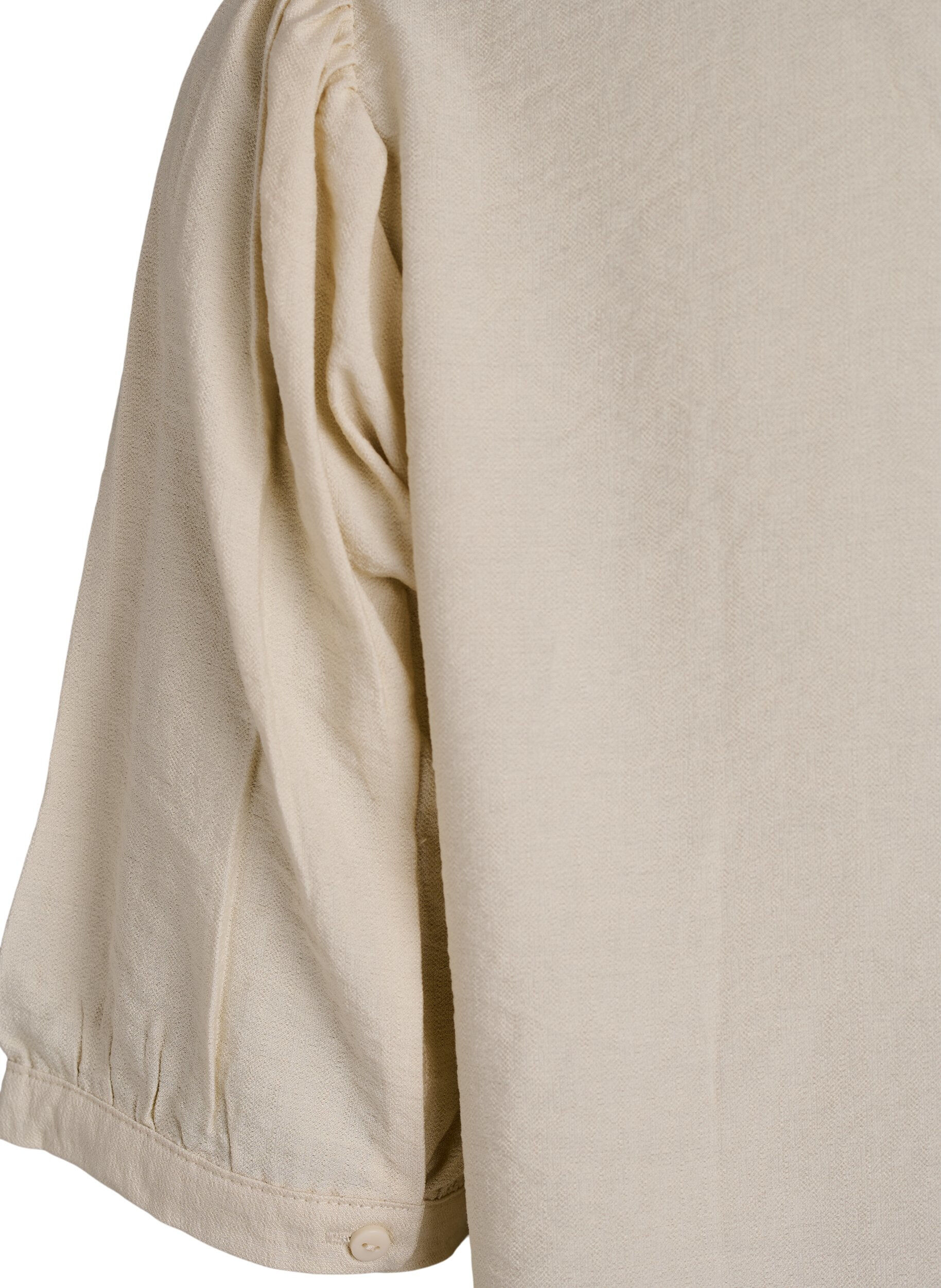 ZizziBluse aus Viskose mit halben &Auml;rmeln, Beige, Packshot image number 3