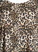 Bluse mit kurzen Ärmeln und Print, Leopard AOP, Packshot image number 2