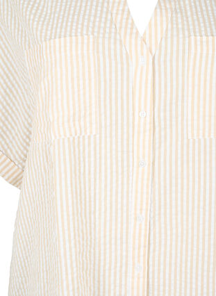 Gestreiftes Hemd mit Brusttaschen, Natrual/S. Stripe, Packshot image number 2