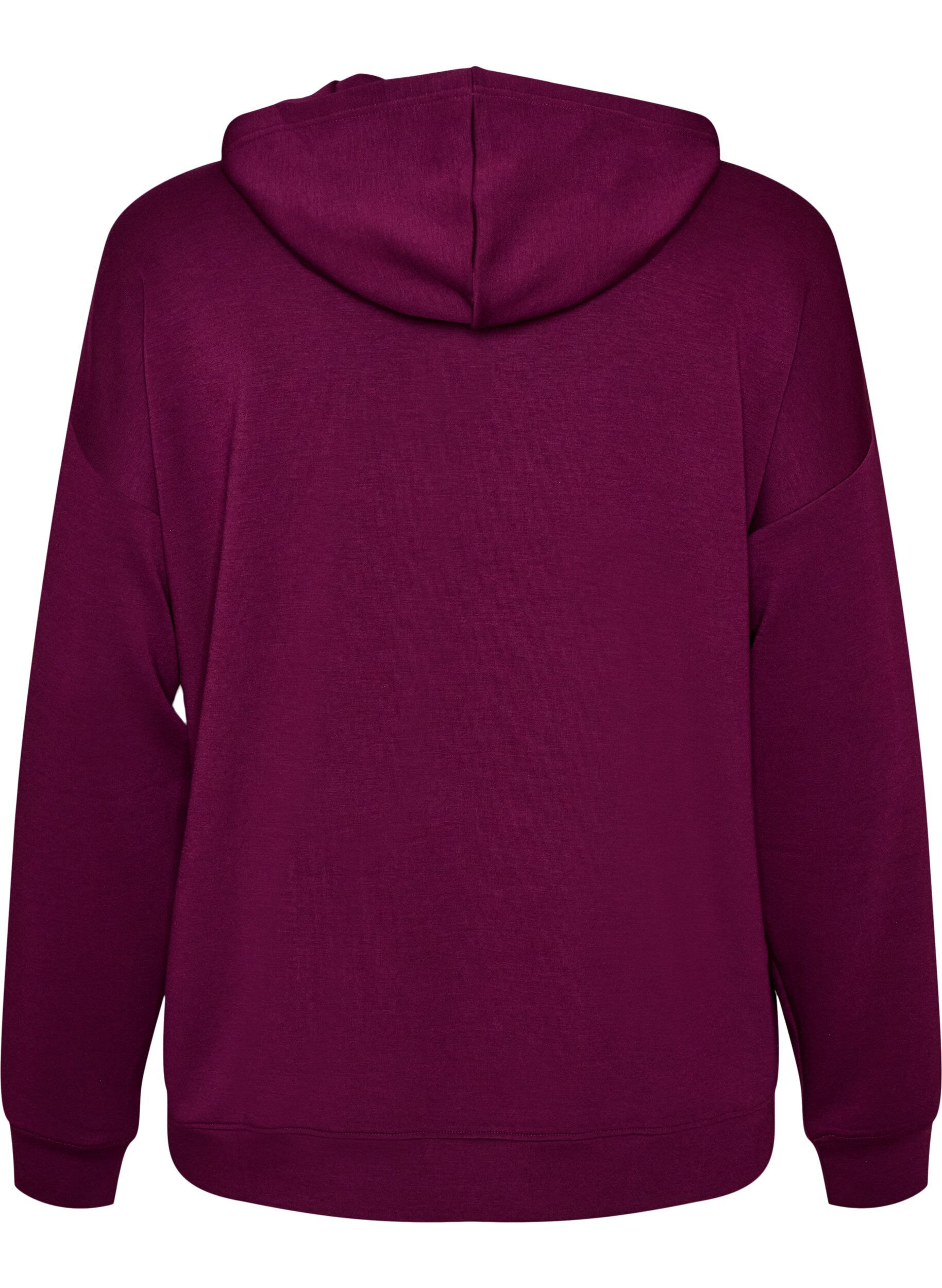 ZizziHoodie aus Jersey, Lila, Packshot image number 1