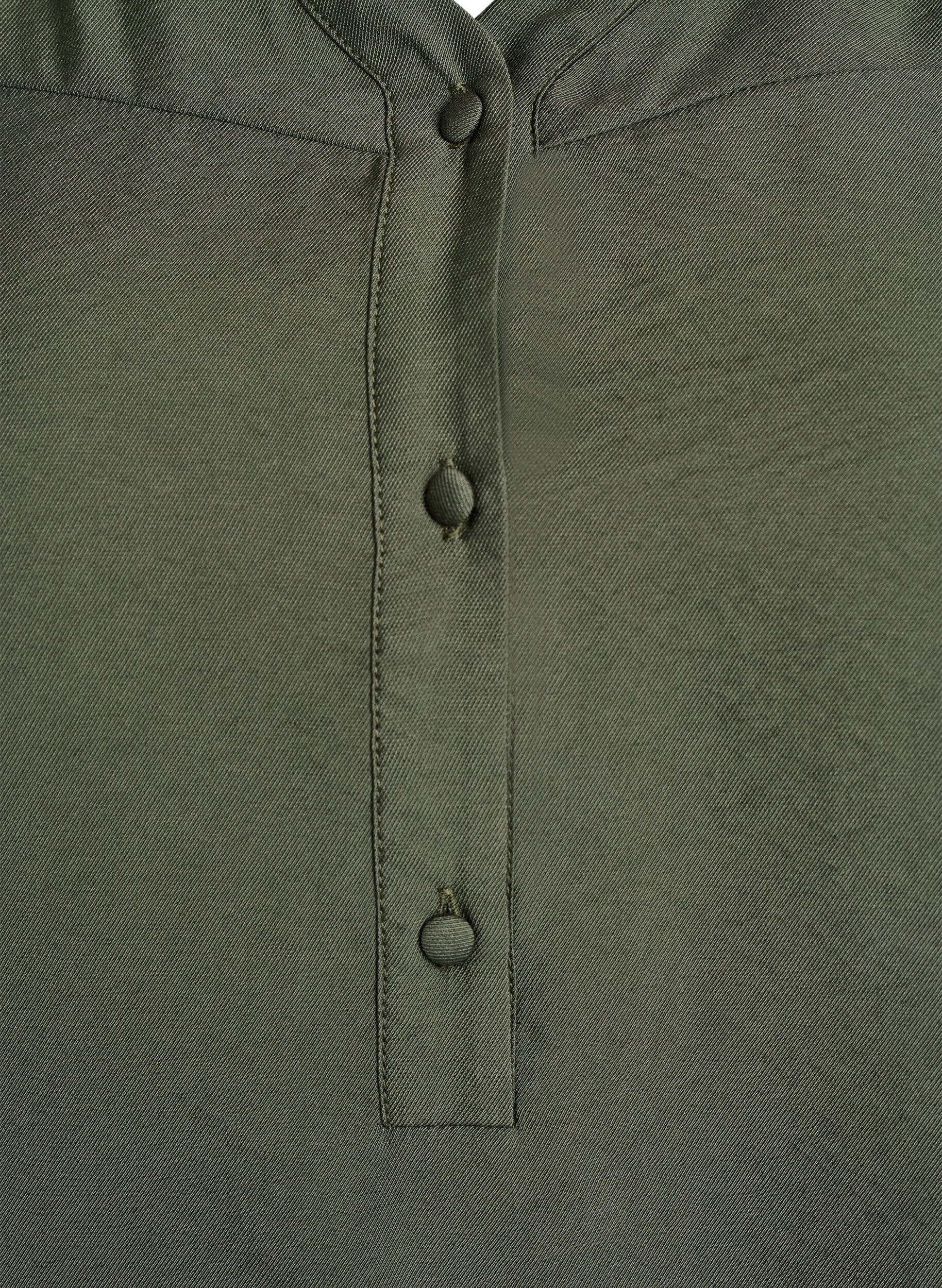 ZizziBluse aus Viskose mit Smock und gerafften Details, Gr&uuml;n, Packshot image number 2