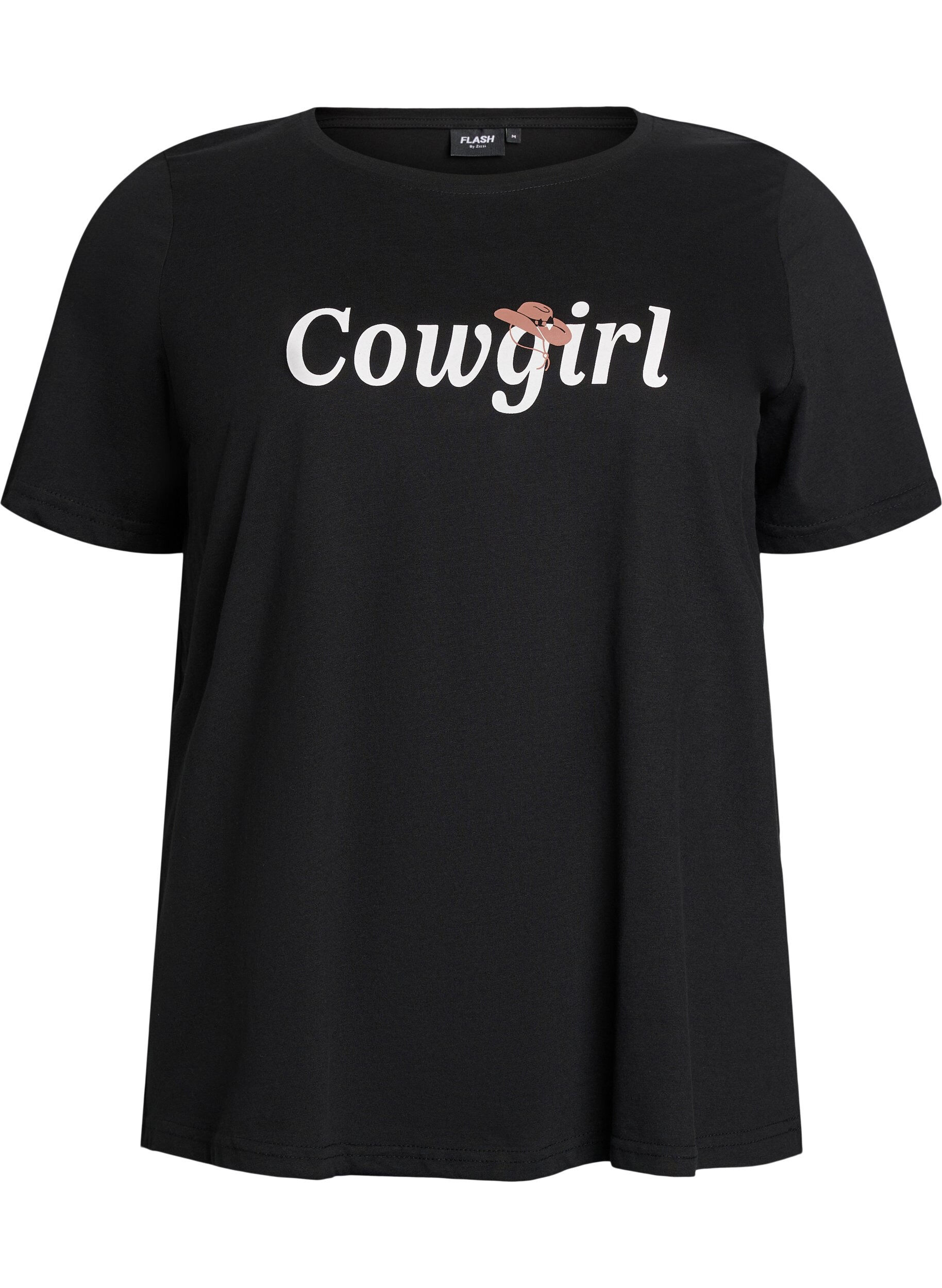 ZizziT-Shirt mit Print, Schwarz, Packshot image number 0