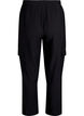 Cargohose mit hoher Taille, Schwarz, Packshot image number 1