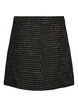 Kurzer Rock aus Boucl&eacute;, Schwarz, Packshot image number 1