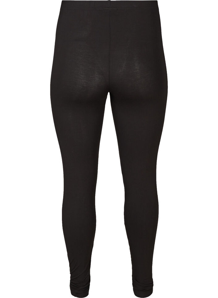 Basic-Leggings aus Viskose, Schwarz, Packshot image number 1
