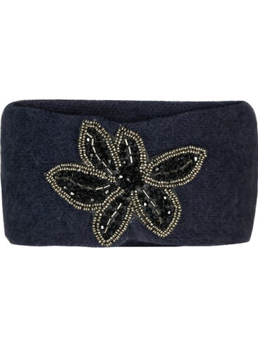 Haarband mit Perlen, Navy, Packshot image number 0
