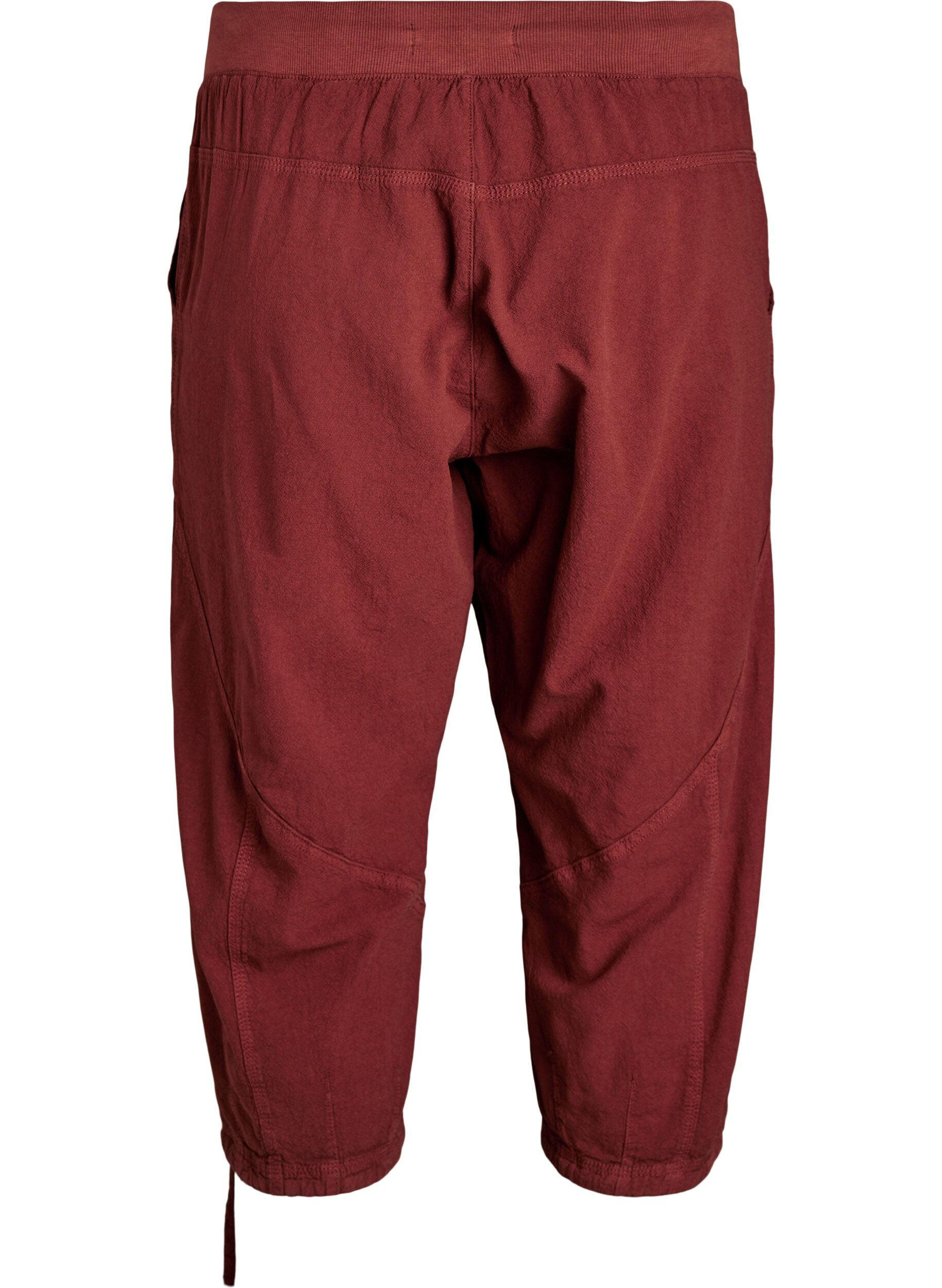 ZizziCapri-Hose aus Baumwolle, Rot, Packshot image number 1