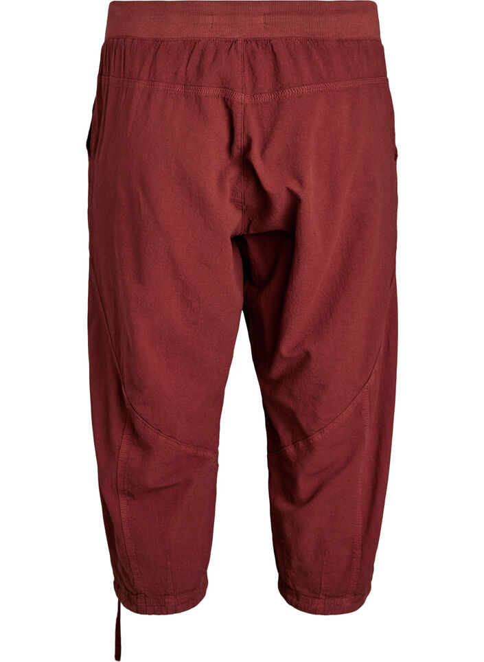 Capri-Hose aus Baumwolle, Rot, Packshot image number 1