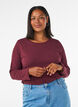 Basic Bluse aus Jersey mit langen &Auml;rmeln, Rot, Model image number 0