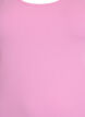 Solide Farbe Grundoberteil aus Baumwolle, Pink, Packshot image number 2