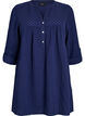 Tunika aus Baumwollmusselin mit Broderie Anglaise, Blau, Packshot image number 0