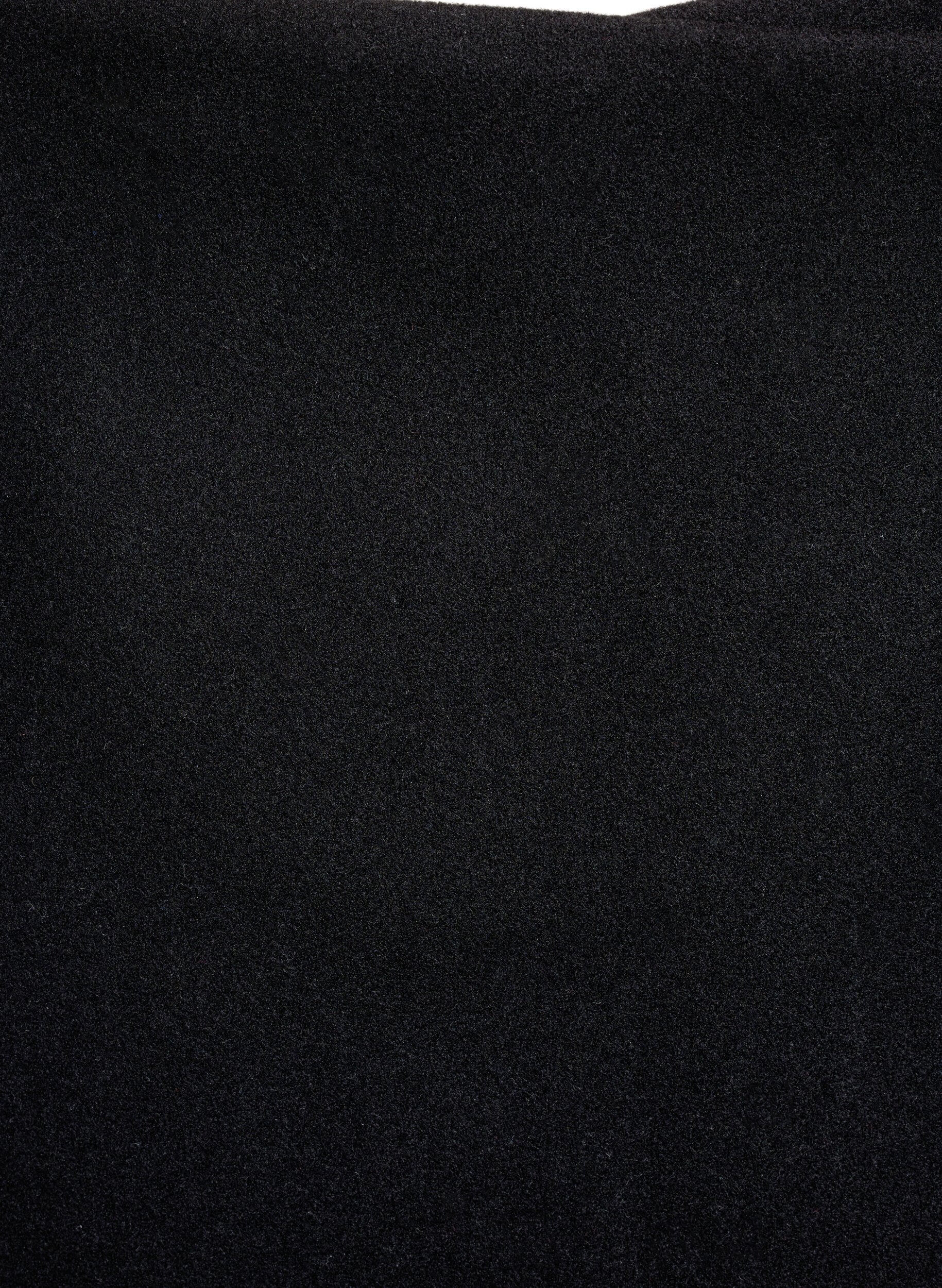 ZizziWickel-Minirock mit Knopfdetails, Schwarz, Packshot image number 2