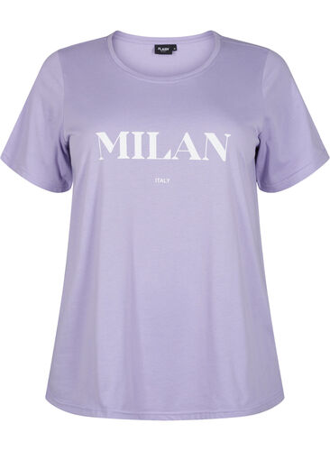FLASH - T-Shirt mit Motiv, Lavender, Packshot image number 0