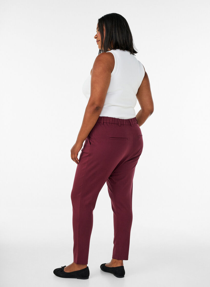 Cropped Maddison Hose, Rot, Model image number 1