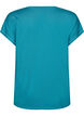Einfarbiges Trainings-T-Shirt, Petrol, Packshot image number 1