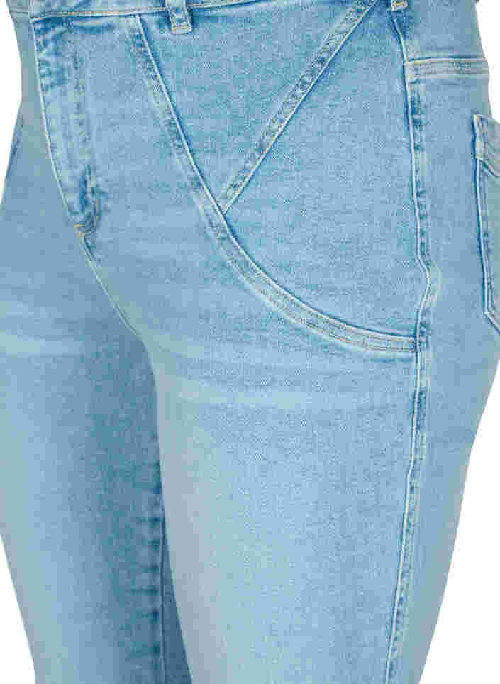 Hochtaillierte Amy-Jeans mit super schmaler Passform, Light blue, Packshot image number 2