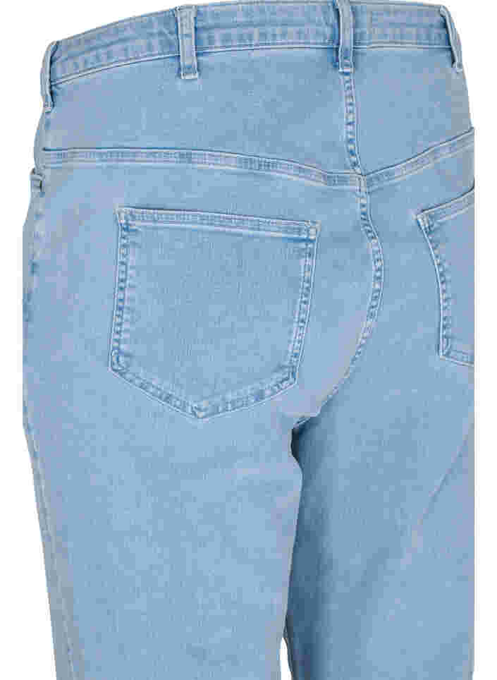 Megan-Jeans mit extra hoher Taille, Light blue, Packshot image number 3