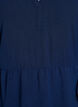 Midilanges Kleid mit Bindedetail, Blau, Packshot image number 2