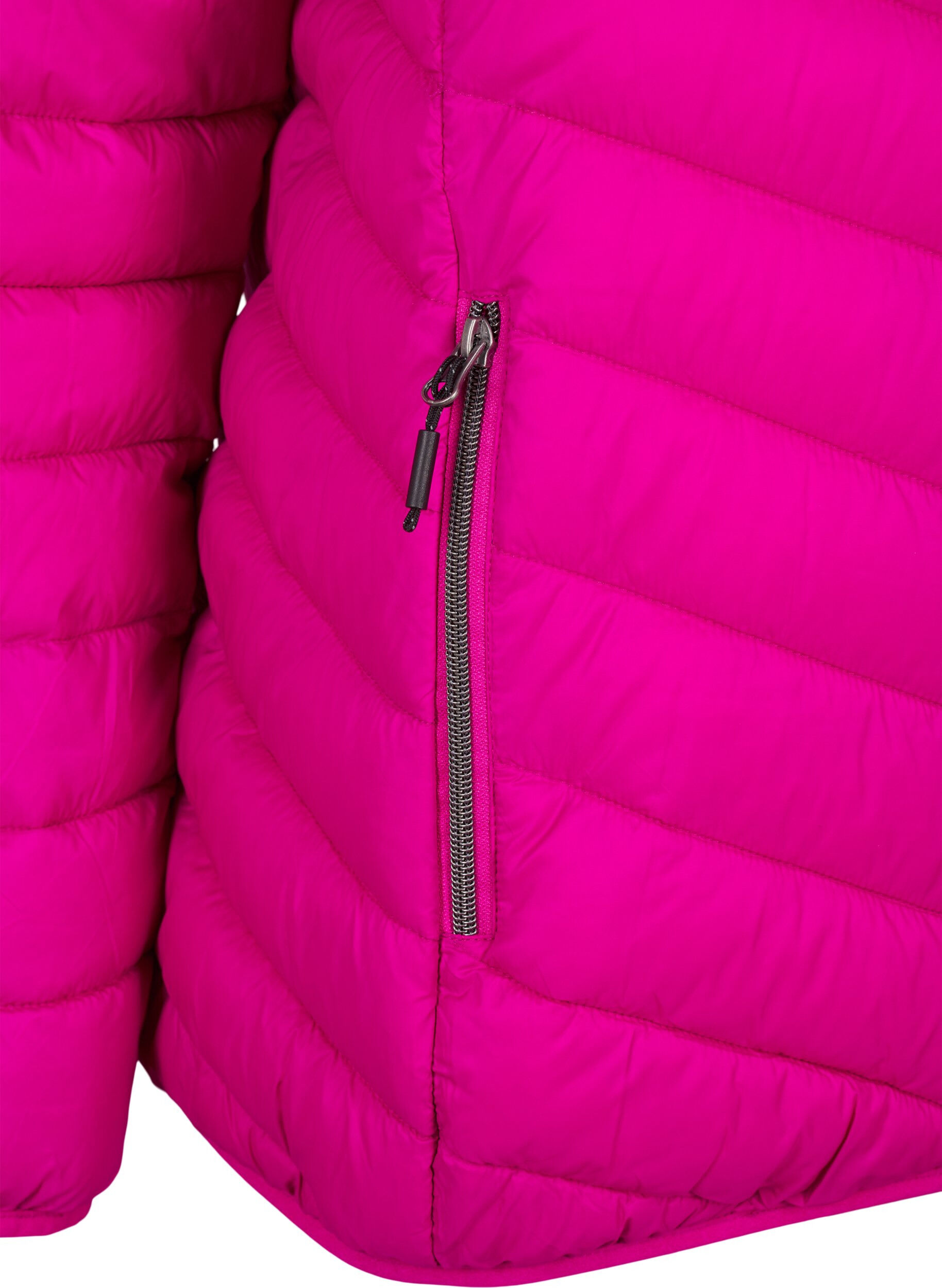 ZizziLeichte Jacke mit Kapuze, Pink, Packshot image number 3