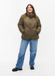 Kurze Puffer-Winterjacke mit Taschen, Bungee Cord , Model image number 2