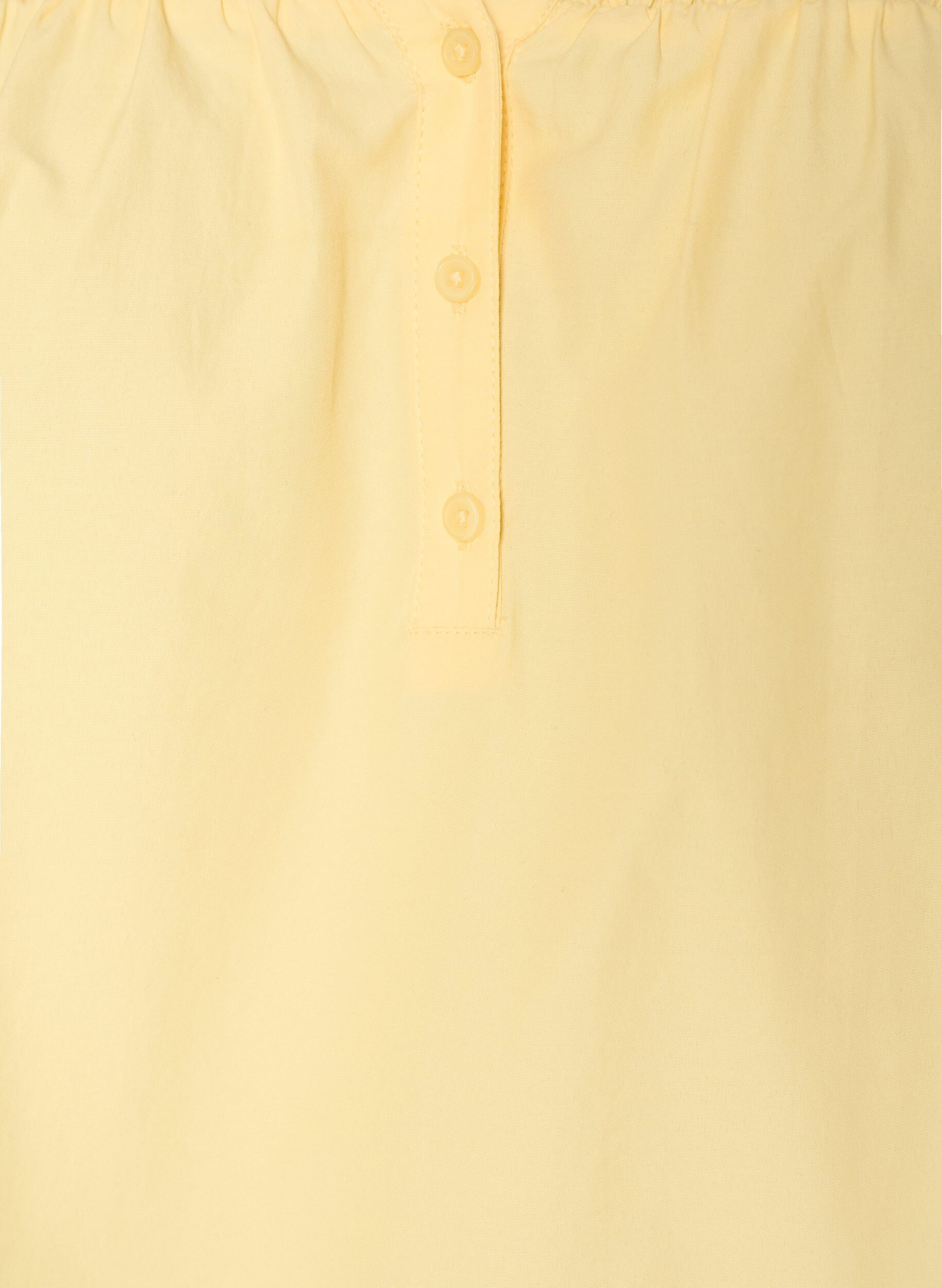 ZizziBluse mit Smock und 3/4-&Auml;rmeln, Gelb, Packshot image number 2
