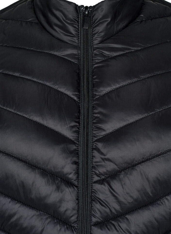 Leichte Jacke mit Taschen, Schwarz, Packshot