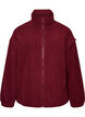 Teddyjacke mit Details aus Lochstickerei und hohem Kragen, Rot, Packshot image number 0