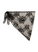 Dreieckiges Spitzentuch, Schwarz, Packshot image number 0