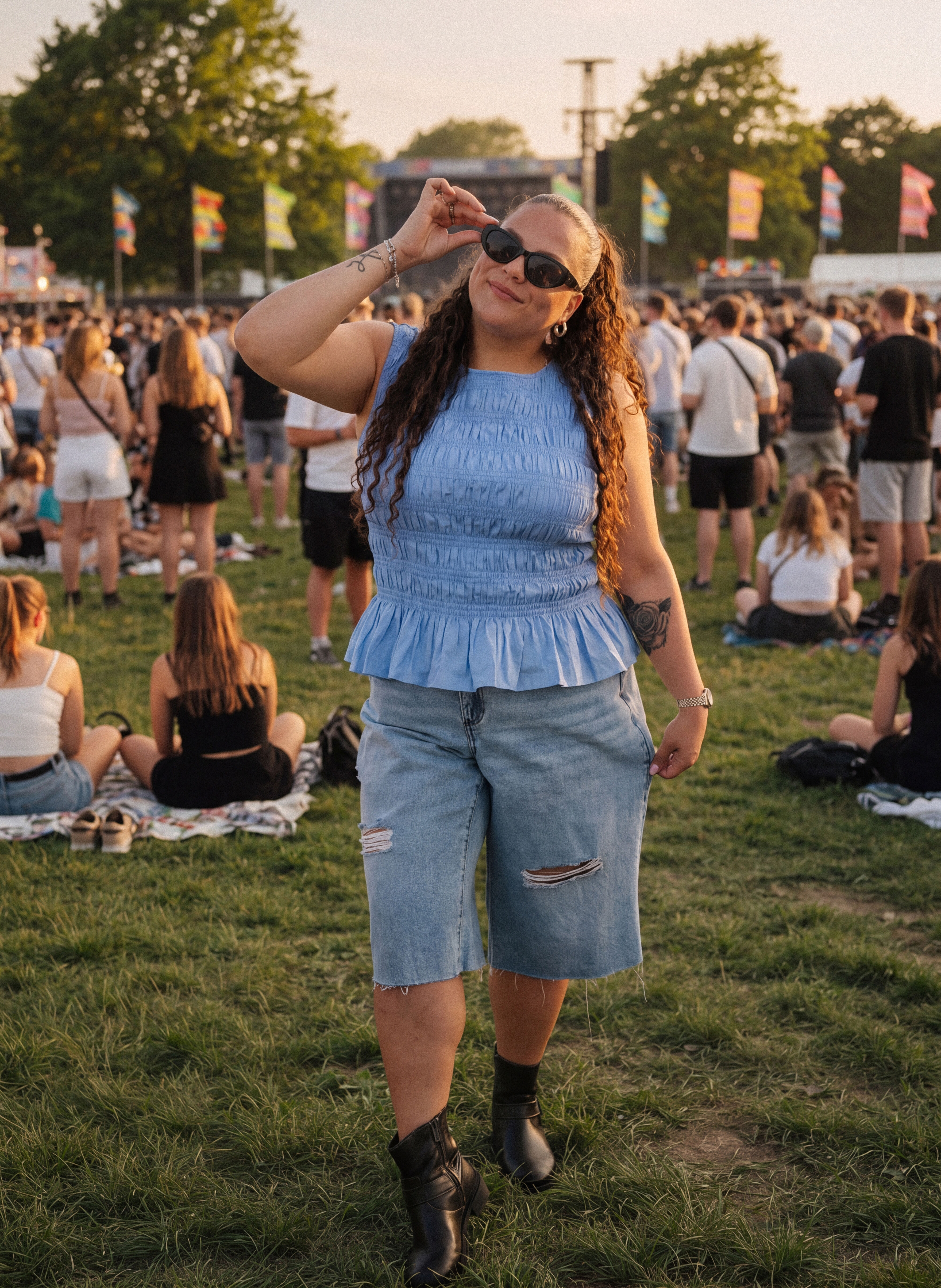 Festival-Look, , Model