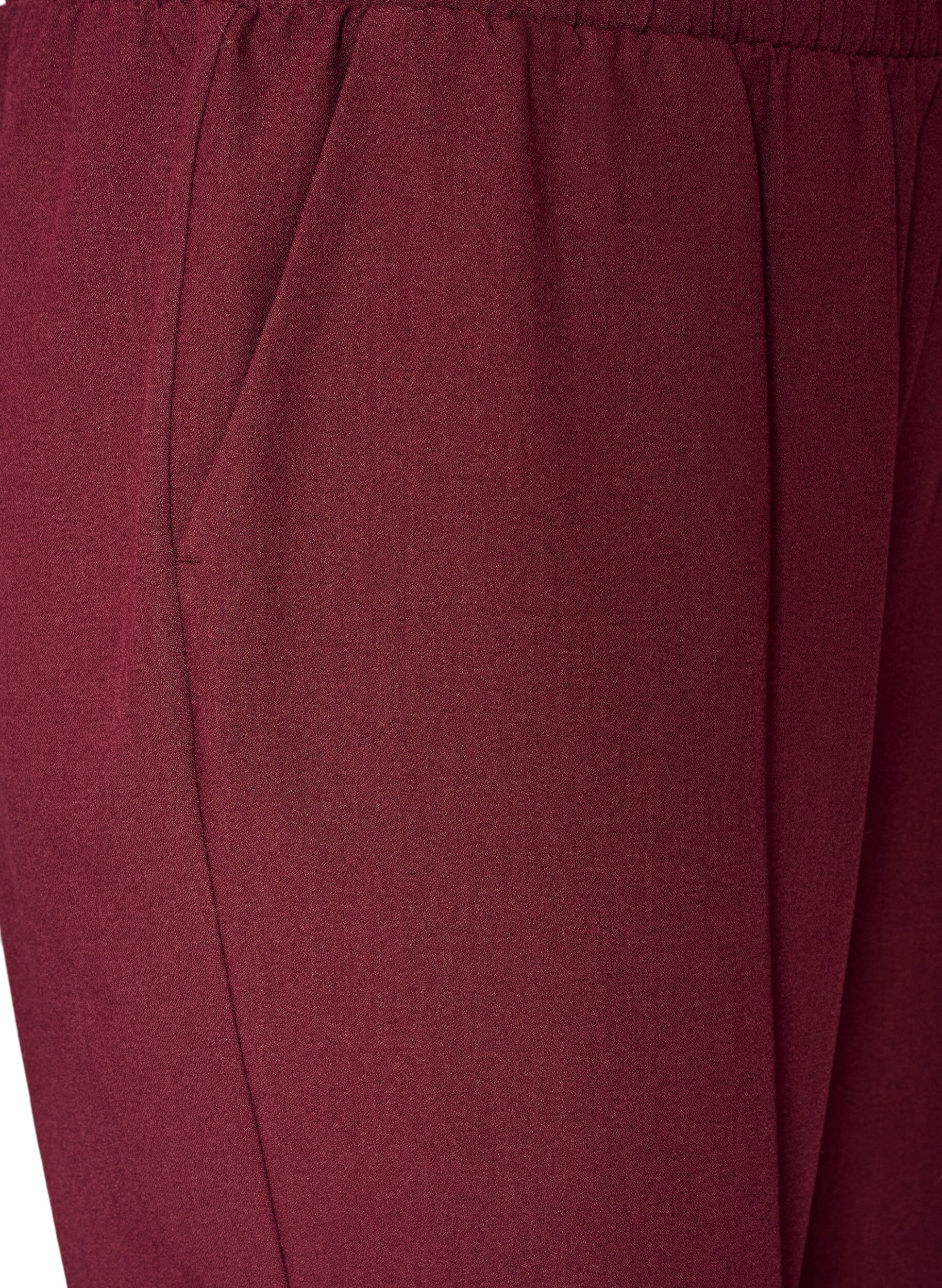 ZizziLockere Hose mit Taschen, Rot, Packshot image number 2