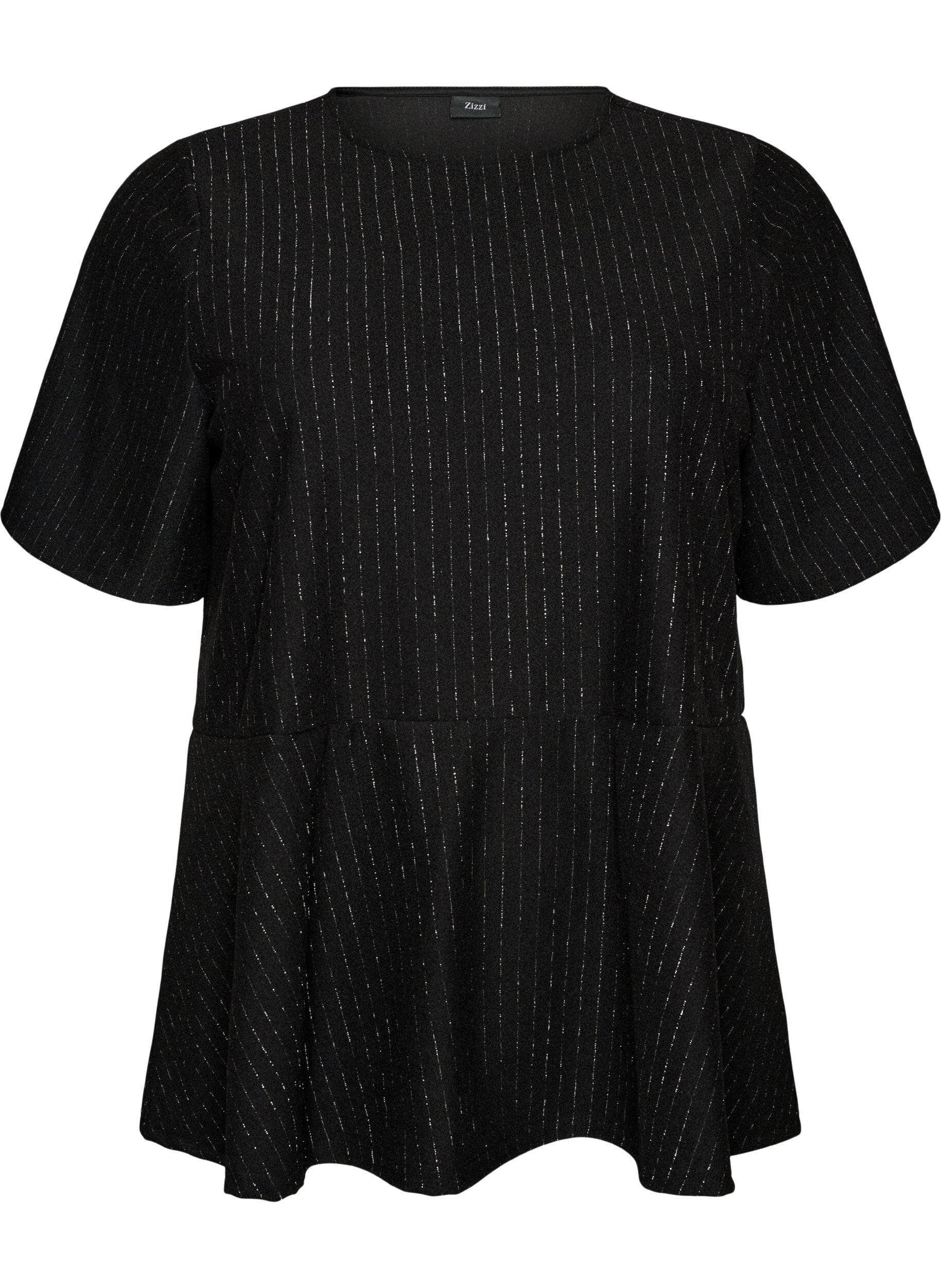 Sch&ouml;&szlig;chenbluse mit Glitzerstreifen
