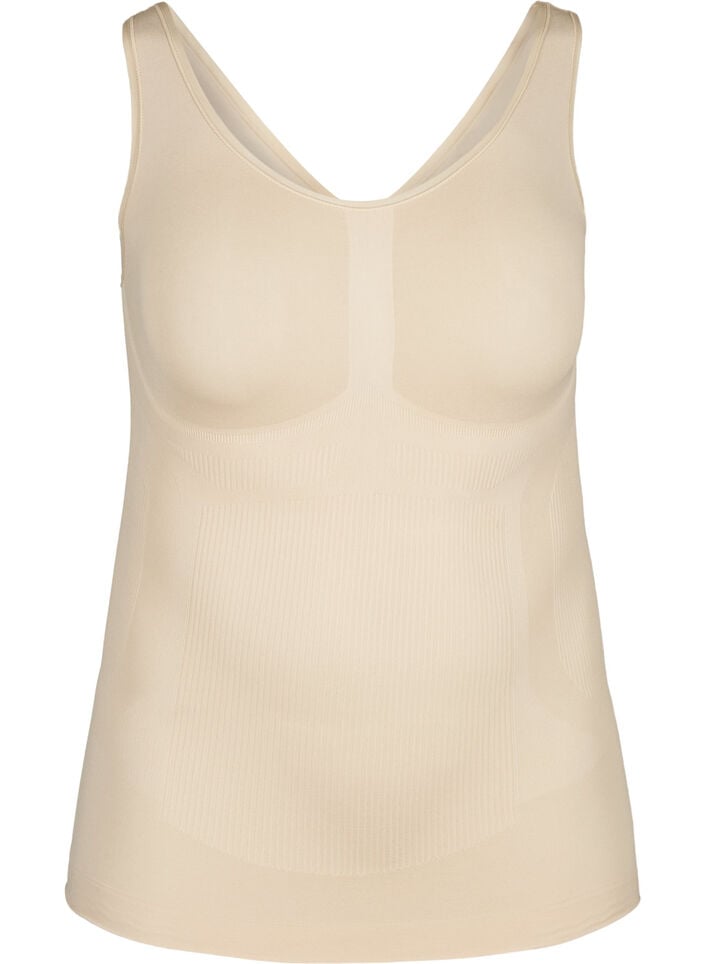 Shapewear Top mit breiten Tr&auml;gern, Beige, Packshot image number 0